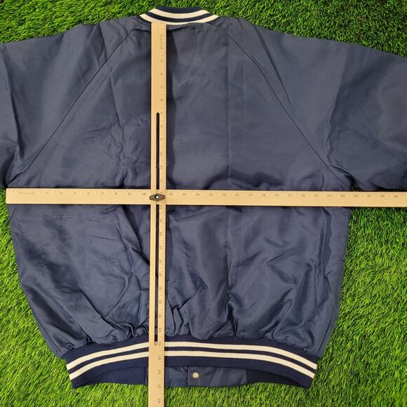 Vintage Michigan-Dairy Bomber Jacket XL 26x26 Hartwell Crop - Picture 13 of 16